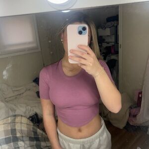 Women's Purple Crop Top